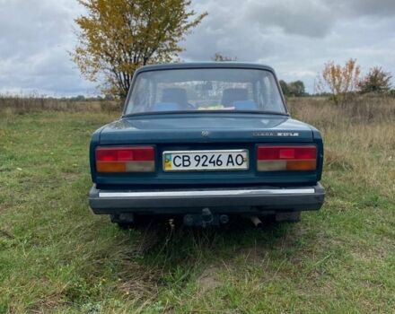 Зеленый ВАЗ 2107, объемом двигателя 1.5 л и пробегом 67 тыс. км за 1050 $, фото 3 на Automoto.ua