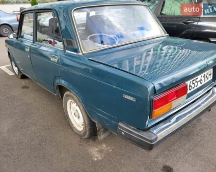Зеленый ВАЗ 2107, объемом двигателя 1.5 л и пробегом 94 тыс. км за 800 $, фото 4 на Automoto.ua