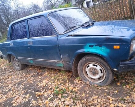 Зеленый ВАЗ 2107, объемом двигателя 1.6 л и пробегом 323 тыс. км за 350 $, фото 4 на Automoto.ua