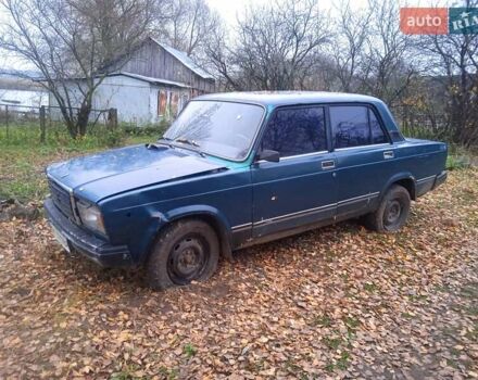 Зеленый ВАЗ 2107, объемом двигателя 1.57 л и пробегом 325 тыс. км за 350 $, фото 4 на Automoto.ua
