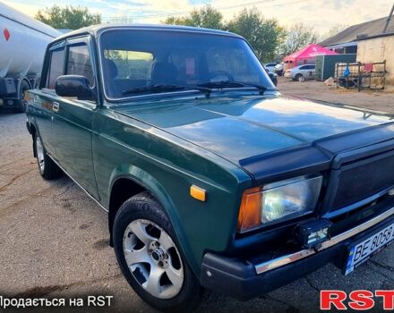ВАЗ 2107 2002 в Баштанке на Automoto.ua Зеленый ВАЗ 2107, объемом двигателя 1.5 л и пробегом 140 тыс. км за 1100 $, фото 5 на Automoto.ua
