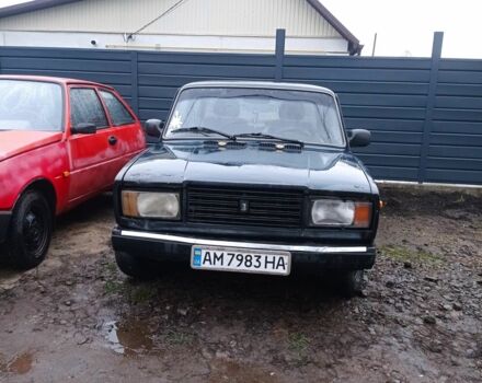 Зеленый ВАЗ 2107, объемом двигателя 1.6 л и пробегом 875 тыс. км за 650 $, фото 5 на Automoto.ua