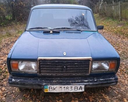 Зеленый ВАЗ 2107, объемом двигателя 1.6 л и пробегом 323 тыс. км за 350 $, фото 1 на Automoto.ua