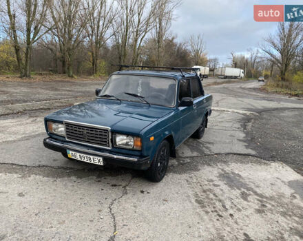 Зеленый ВАЗ 2107, объемом двигателя 1.5 л и пробегом 96 тыс. км за 1000 $, фото 1 на Automoto.ua