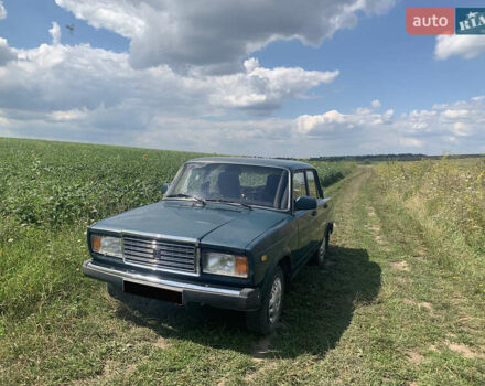 Зеленый ВАЗ 2107, объемом двигателя 1.6 л и пробегом 30 тыс. км за 1000 $, фото 2 на Automoto.ua