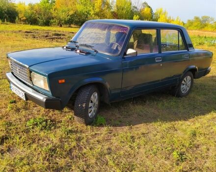 Зелений ВАЗ 2107, об'ємом двигуна 1.5 л та пробігом 92 тис. км за 1014 $, фото 2 на Automoto.ua