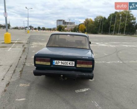 Зеленый ВАЗ 2107, объемом двигателя 1.5 л и пробегом 250 тыс. км за 650 $, фото 1 на Automoto.ua