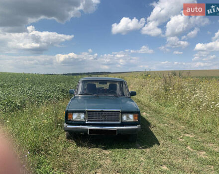 Зеленый ВАЗ 2107, объемом двигателя 1.6 л и пробегом 30 тыс. км за 1000 $, фото 1 на Automoto.ua