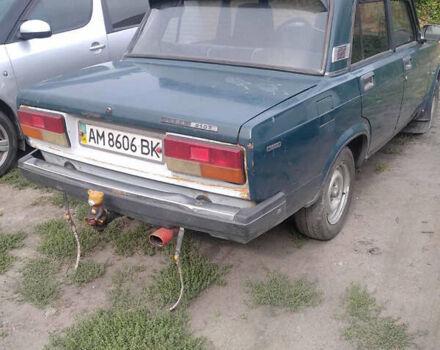 Зеленый ВАЗ 2107, объемом двигателя 1.57 л и пробегом 300 тыс. км за 900 $, фото 1 на Automoto.ua