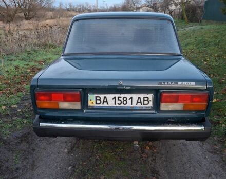 Зеленый ВАЗ 2107, объемом двигателя 1.6 л и пробегом 200 тыс. км за 831 $, фото 5 на Automoto.ua