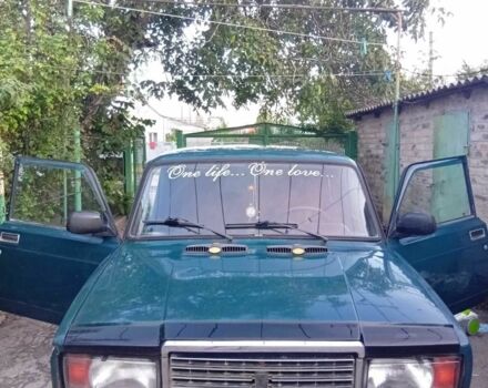 Зеленый ВАЗ 2107, объемом двигателя 1.5 л и пробегом 180 тыс. км за 1100 $, фото 9 на Automoto.ua