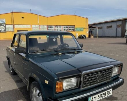 Зеленый ВАЗ 2107, объемом двигателя 1.6 л и пробегом 187 тыс. км за 1250 $, фото 2 на Automoto.ua