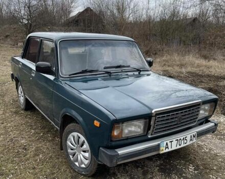 Зеленый ВАЗ 2107, объемом двигателя 1.6 л и пробегом 135 тыс. км за 1000 $, фото 1 на Automoto.ua