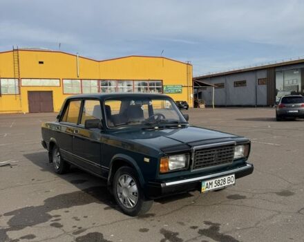 Зеленый ВАЗ 2107, объемом двигателя 1.6 л и пробегом 187 тыс. км за 1250 $, фото 1 на Automoto.ua