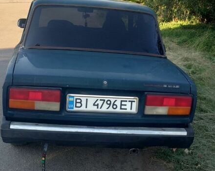 Зеленый ВАЗ 2107, объемом двигателя 1.5 л и пробегом 36 тыс. км за 2100 $, фото 1 на Automoto.ua