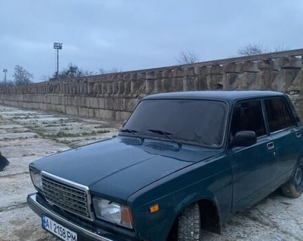 Зелений ВАЗ 2107, об'ємом двигуна 1.5 л та пробігом 845 тис. км за 1000 $, фото 1 на Automoto.ua