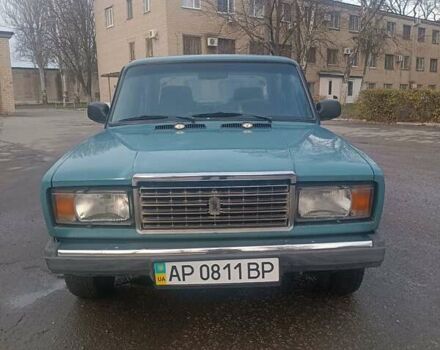 Зеленый ВАЗ 2107, объемом двигателя 1.5 л и пробегом 135 тыс. км за 1300 $, фото 1 на Automoto.ua
