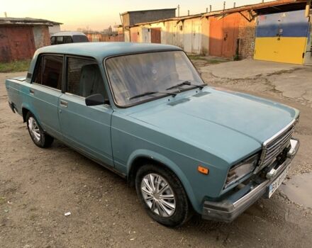 Зеленый ВАЗ 2107, объемом двигателя 1.3 л и пробегом 350 тыс. км за 500 $, фото 3 на Automoto.ua