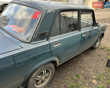 Зеленый ВАЗ 2107, объемом двигателя 1.5 л и пробегом 123 тыс. км за 1413 $, фото 1 на Automoto.ua