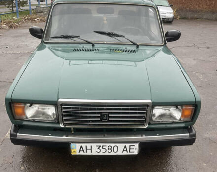 Зеленый ВАЗ 2107, объемом двигателя 1.45 л и пробегом 105 тыс. км за 1250 $, фото 1 на Automoto.ua