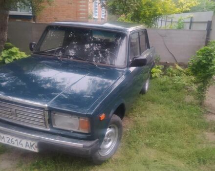 Зеленый ВАЗ 2107, объемом двигателя 0 л и пробегом 30 тыс. км за 1200 $, фото 1 на Automoto.ua