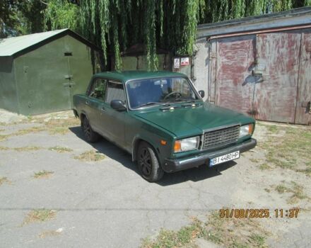 Зеленый ВАЗ 2107, объемом двигателя 1.5 л и пробегом 3 тыс. км за 921 $, фото 5 на Automoto.ua