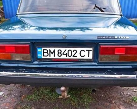 Зеленый ВАЗ 2107, объемом двигателя 1.5 л и пробегом 208 тыс. км за 1300 $, фото 1 на Automoto.ua