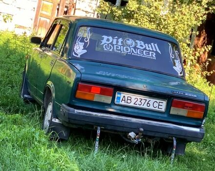 Зеленый ВАЗ 2107, объемом двигателя 1.6 л и пробегом 120 тыс. км за 860 $, фото 1 на Automoto.ua