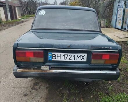 Зеленый ВАЗ 2107, объемом двигателя 1.4 л и пробегом 128 тыс. км за 800 $, фото 1 на Automoto.ua