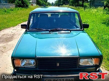 Зеленый ВАЗ 2107, объемом двигателя 1.5 л и пробегом 72 тыс. км за 714 $, фото 4 на Automoto.ua