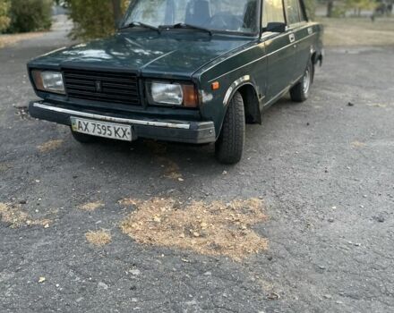 Зеленый ВАЗ 2107, объемом двигателя 1.5 л и пробегом 158 тыс. км за 974 $, фото 1 на Automoto.ua