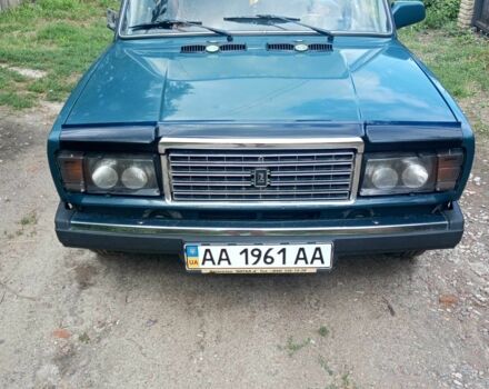 Зеленый ВАЗ 2107, объемом двигателя 1.5 л и пробегом 2 тыс. км за 1650 $, фото 1 на Automoto.ua