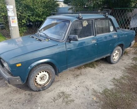 Зеленый ВАЗ 2107, объемом двигателя 1.5 л и пробегом 142 тыс. км за 480 $, фото 1 на Automoto.ua
