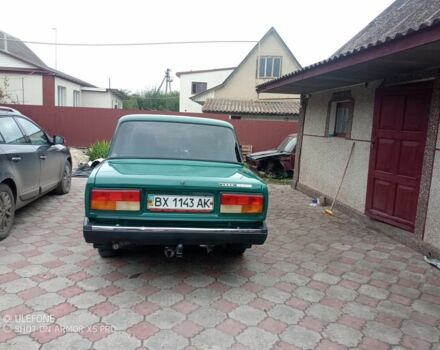 Зеленый ВАЗ 2107, объемом двигателя 1.5 л и пробегом 80 тыс. км за 1200 $, фото 1 на Automoto.ua