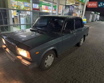 Зеленый ВАЗ 2107, объемом двигателя 1.45 л и пробегом 70 тыс. км за 1000 $, фото 1 на Automoto.ua