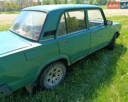 Зеленый ВАЗ 2107, объемом двигателя 1.45 л и пробегом 150 тыс. км за 450 $, фото 3 на Automoto.ua