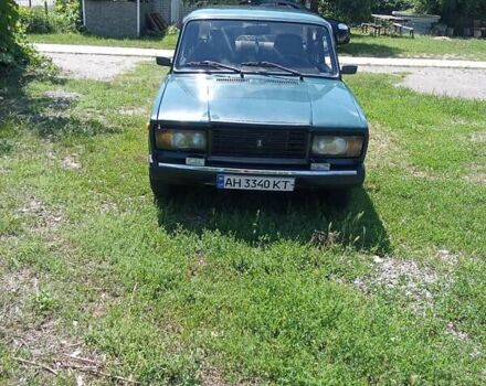 Зелений ВАЗ 2107, об'ємом двигуна 1.45 л та пробігом 96 тис. км за 1436 $, фото 1 на Automoto.ua