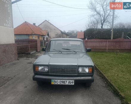 Зеленый ВАЗ 2107, объемом двигателя 1.45 л и пробегом 77 тыс. км за 1250 $, фото 1 на Automoto.ua
