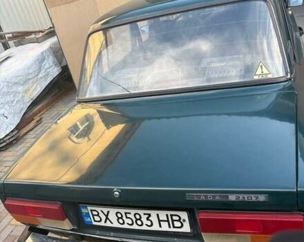 Зеленый ВАЗ 2107, объемом двигателя 1.4 л и пробегом 102 тыс. км за 1450 $, фото 1 на Automoto.ua