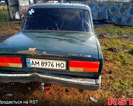 Зеленый ВАЗ 2107, объемом двигателя 1.5 л и пробегом 100 тыс. км за 600 $, фото 1 на Automoto.ua