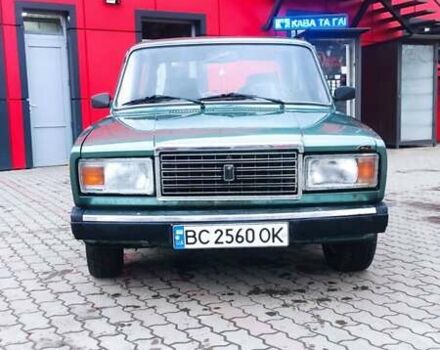 Зеленый ВАЗ 2107, объемом двигателя 1.45 л и пробегом 50 тыс. км за 1100 $, фото 3 на Automoto.ua