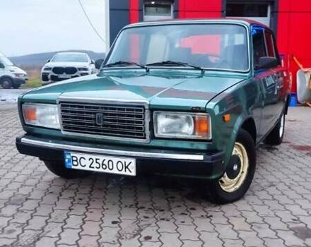 Зеленый ВАЗ 2107, объемом двигателя 1.45 л и пробегом 50 тыс. км за 1100 $, фото 1 на Automoto.ua