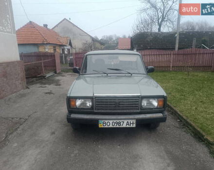 Зеленый ВАЗ 2107, объемом двигателя 1.45 л и пробегом 77 тыс. км за 1250 $, фото 3 на Automoto.ua