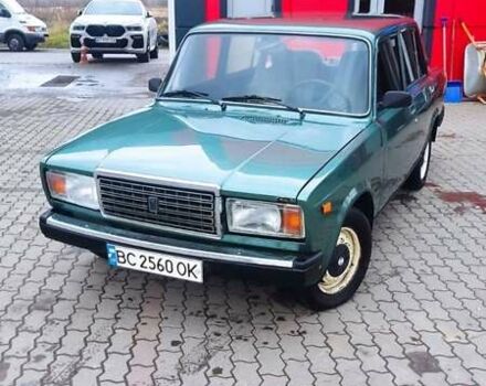 Зеленый ВАЗ 2107, объемом двигателя 1.45 л и пробегом 50 тыс. км за 1100 $, фото 2 на Automoto.ua