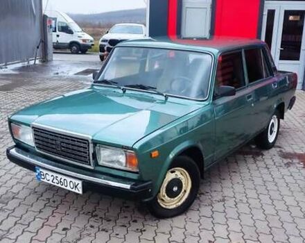 Зеленый ВАЗ 2107, объемом двигателя 1.45 л и пробегом 50 тыс. км за 1100 $, фото 4 на Automoto.ua