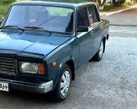 Зеленый ВАЗ 2107, объемом двигателя 1.5 л и пробегом 130 тыс. км за 770 $, фото 1 на Automoto.ua