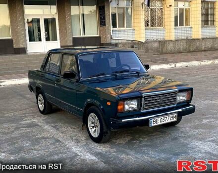 Зеленый ВАЗ 2107, объемом двигателя 1.5 л и пробегом 170 тыс. км за 2000 $, фото 1 на Automoto.ua