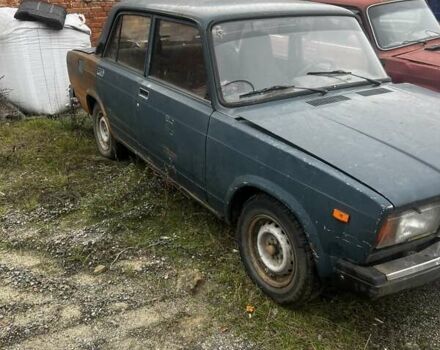 Зеленый ВАЗ 2107, объемом двигателя 1.5 л и пробегом 100 тыс. км за 650 $, фото 1 на Automoto.ua