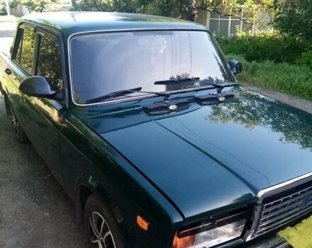 Зеленый ВАЗ 2107, объемом двигателя 1.5 л и пробегом 75 тыс. км за 1900 $, фото 1 на Automoto.ua