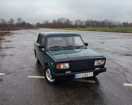 Зеленый ВАЗ 2107, объемом двигателя 1.45 л и пробегом 46 тыс. км за 950 $, фото 1 на Automoto.ua
